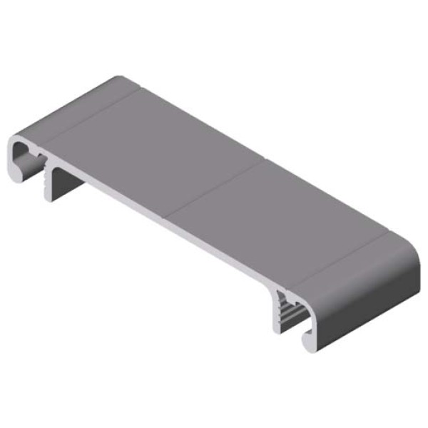 Deckelprofil D60 E, natur