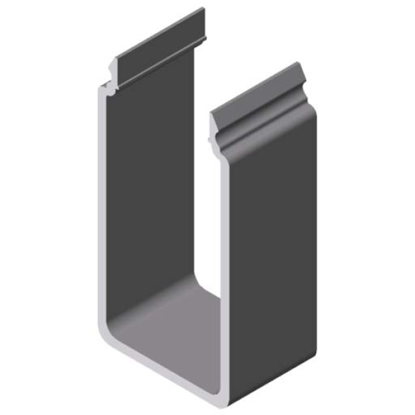 Kanalprofil U 60x30 D30 E, natur