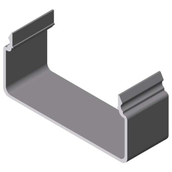 Kanalprofil U 60x30 D60 E, natur