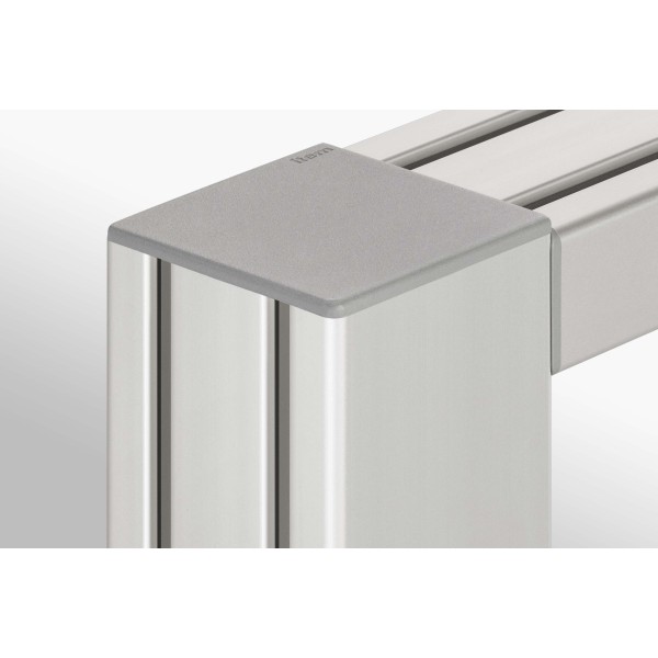 Radien-Dichtung 6 60x30 R30, grau ähnlich RAL 7042