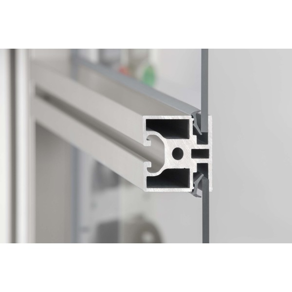 Türprofil X 8 40x40-180° - XMS, natur