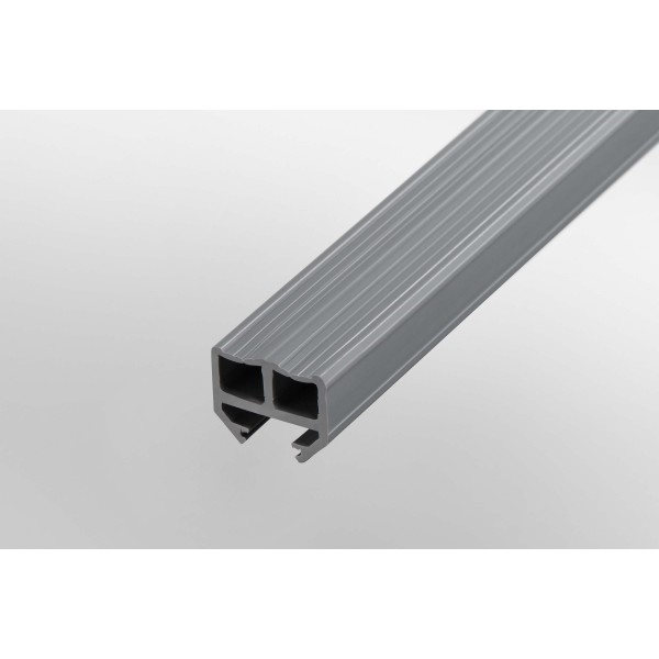 Kabelführungsprofil D30, grau ähnlich RAL 7042