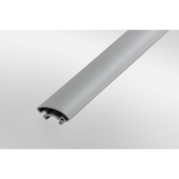 Schutzprofil D30 R28-90°, grau ähnlich RAL 7042