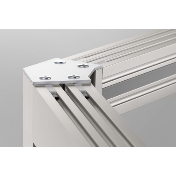 Abdeckkappe X 8 80-45° Al