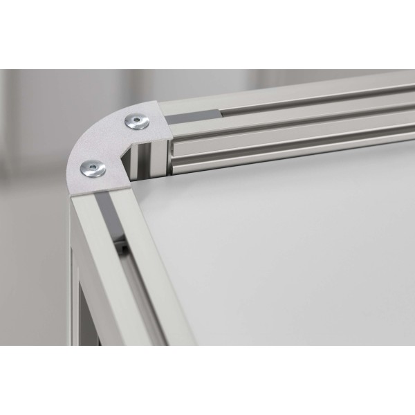 Abdeckkappe X 8 40 R80-90° Al