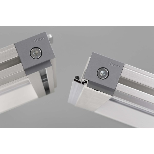 Türdichtadapterprofil X 8 – XMS, natur