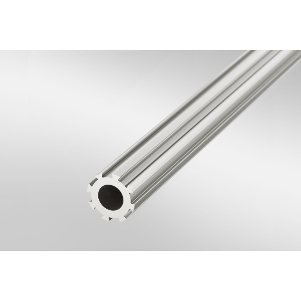 Profilrohr D30-45° schwer, natur