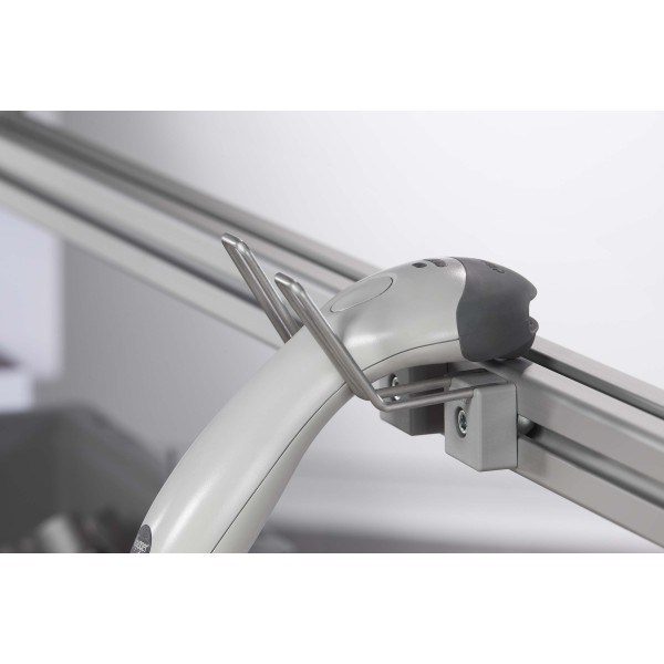 Haken 8 80x40, grau ähnlich RAL 7042