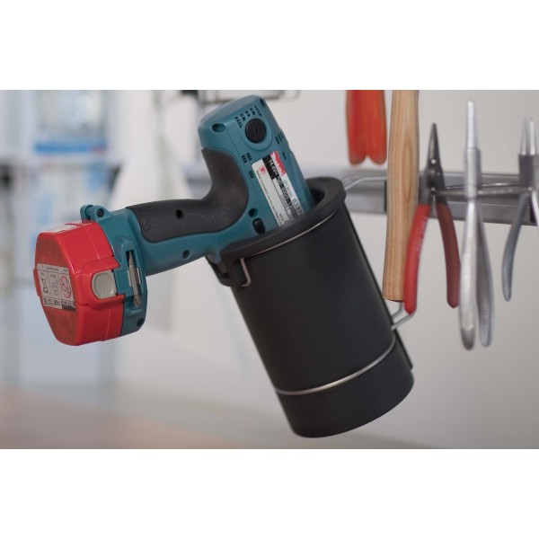 Werkzeugköcher D120 ESD, schwarz ähnlich RAL 9005