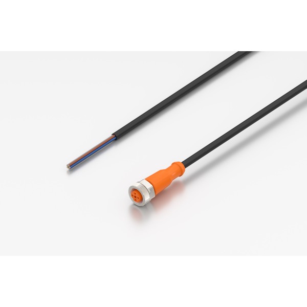 Sensor/Aktor-Anschlussleitung 5m M12 5P Buchse A-kodiert, schwarz