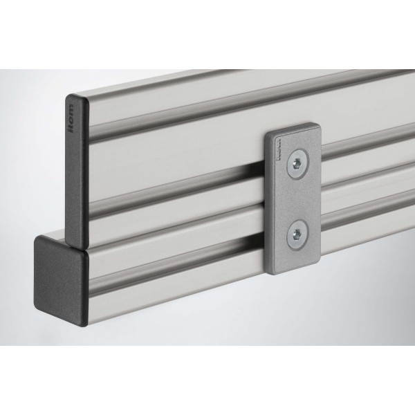 Lasche 6 30, weißaluminium ähnlich RAL 9006