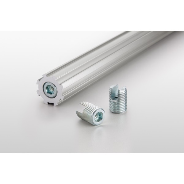 Gewindeeinsatz Profilrohr D30 schwer M6