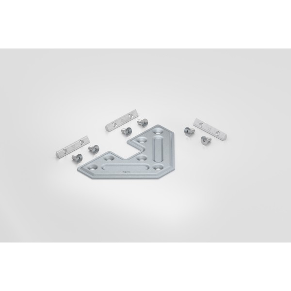 Knotenblechsatz 8 40 200x120-180° D